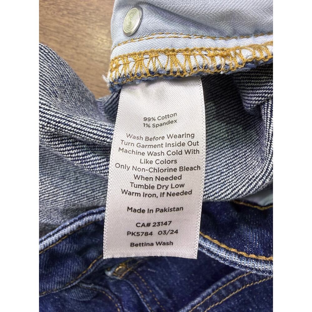 Talbots Slim Straight Ankle Jeans Bettina Wash Size 20W - Picture 8 of 12